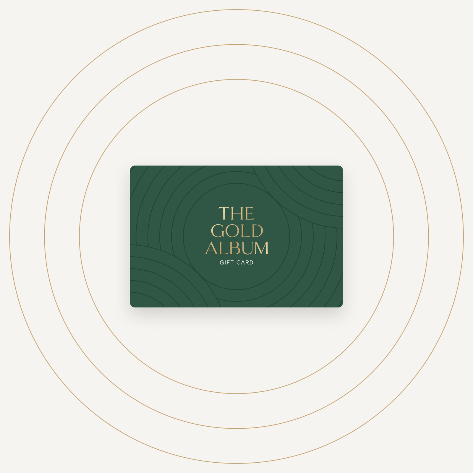 The Gold Album Gift Card