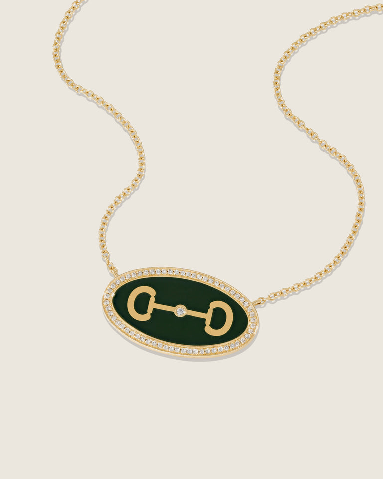 Horsebit Pendant Necklace