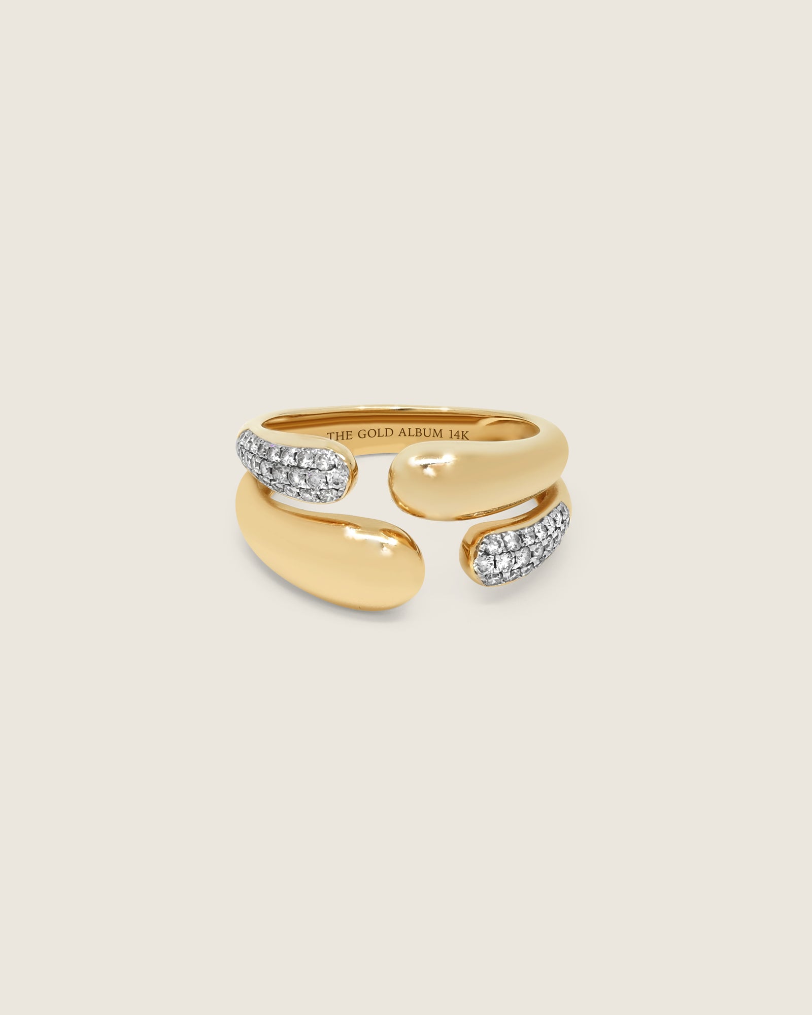 Diamond Dewdrop Ring