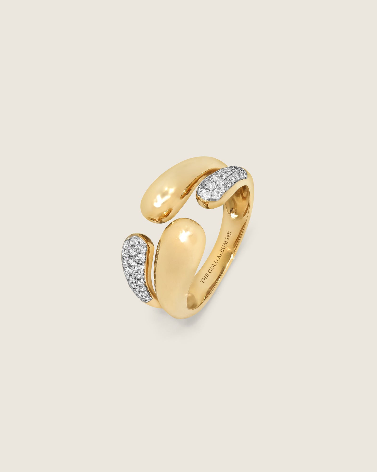 Diamond Dewdrop Ring