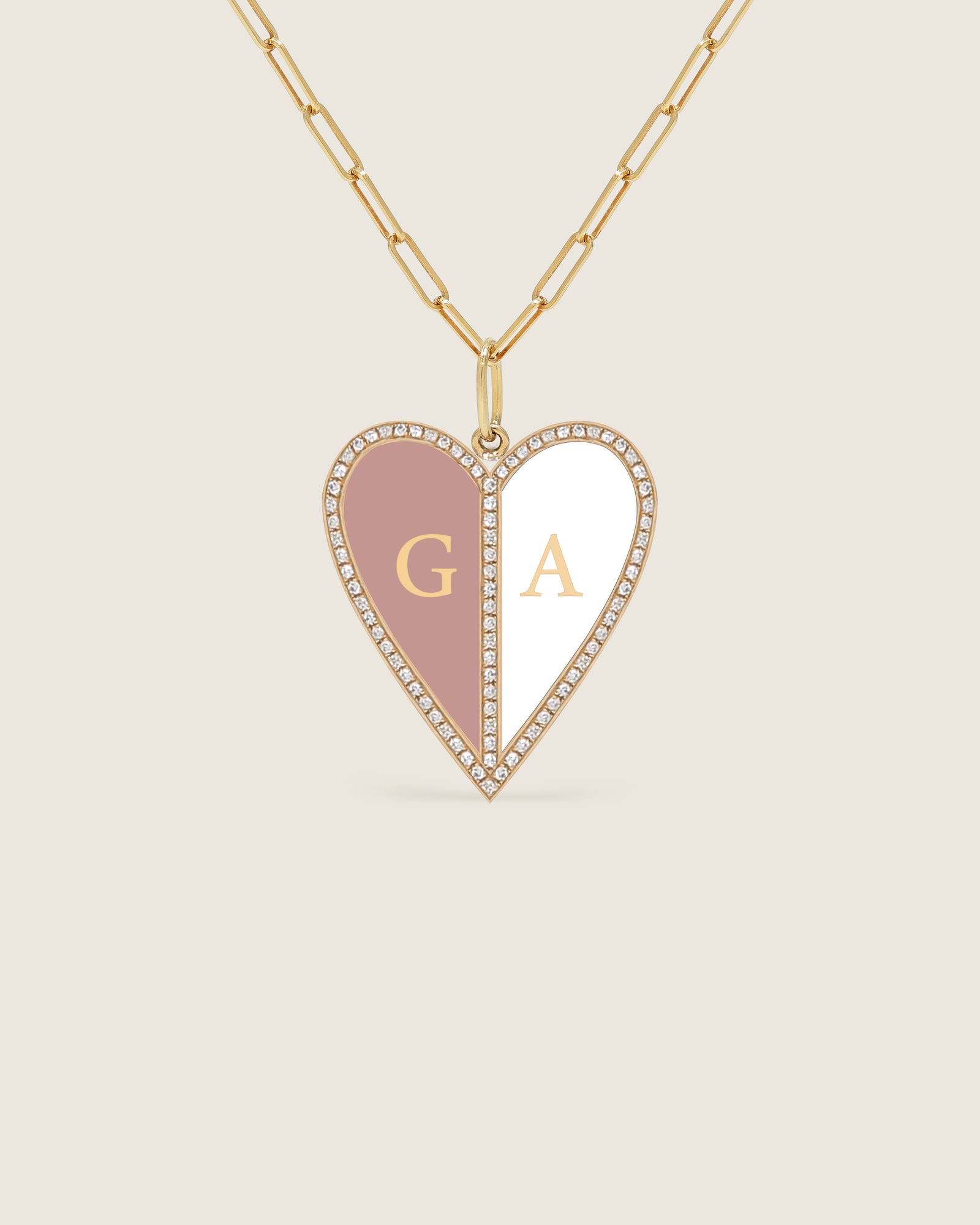 Bespoke Heart of Gold Pendant