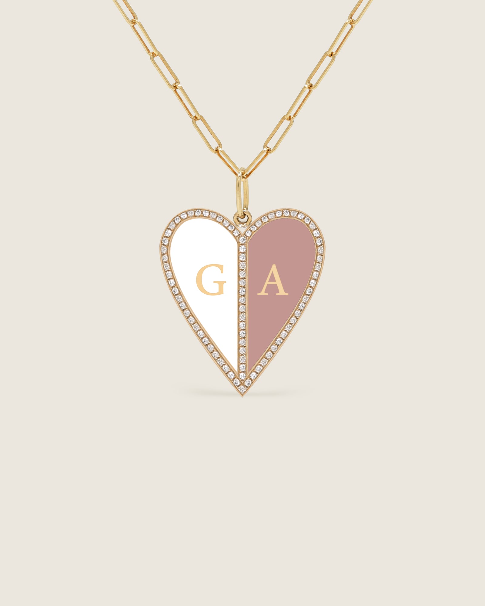 Bespoke Heart of Gold Pendant