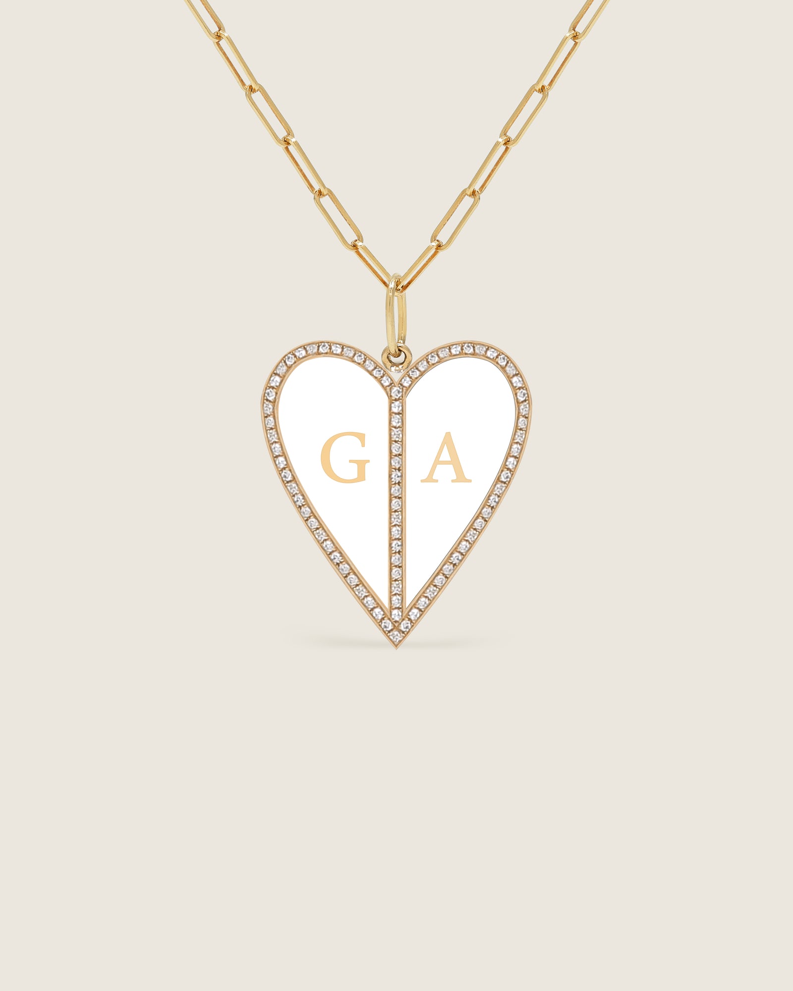 Bespoke Heart of Gold Pendant