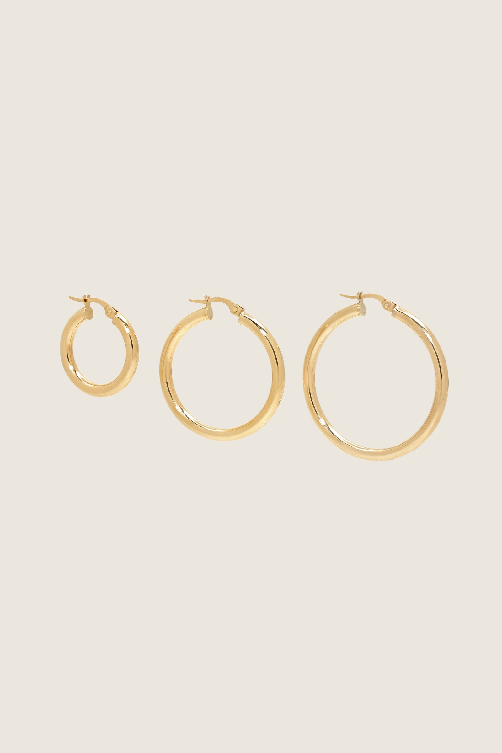 Classic Gold Hoops