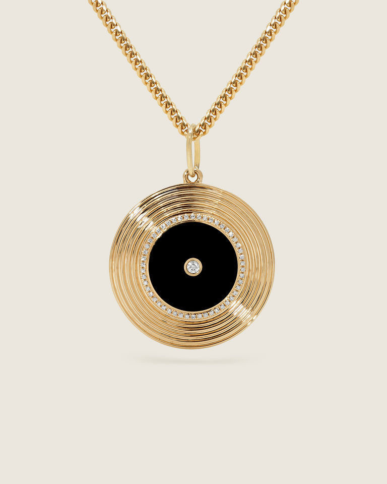 Gold Album Pendant