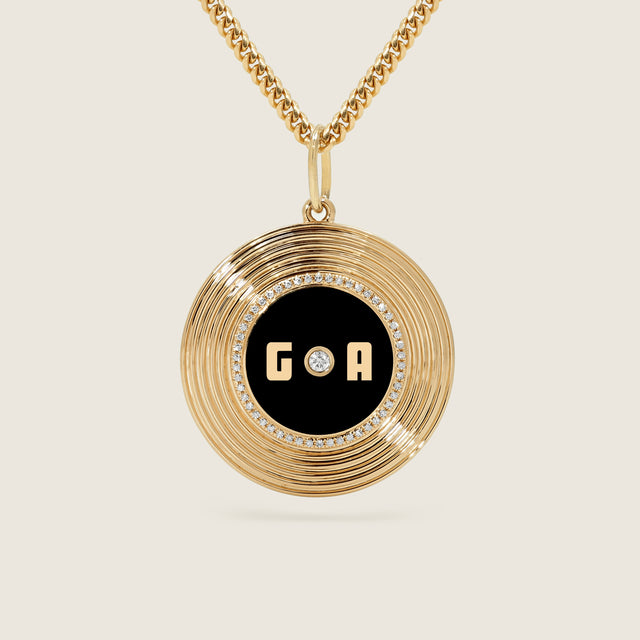 Bespoke Gold Album Pendant