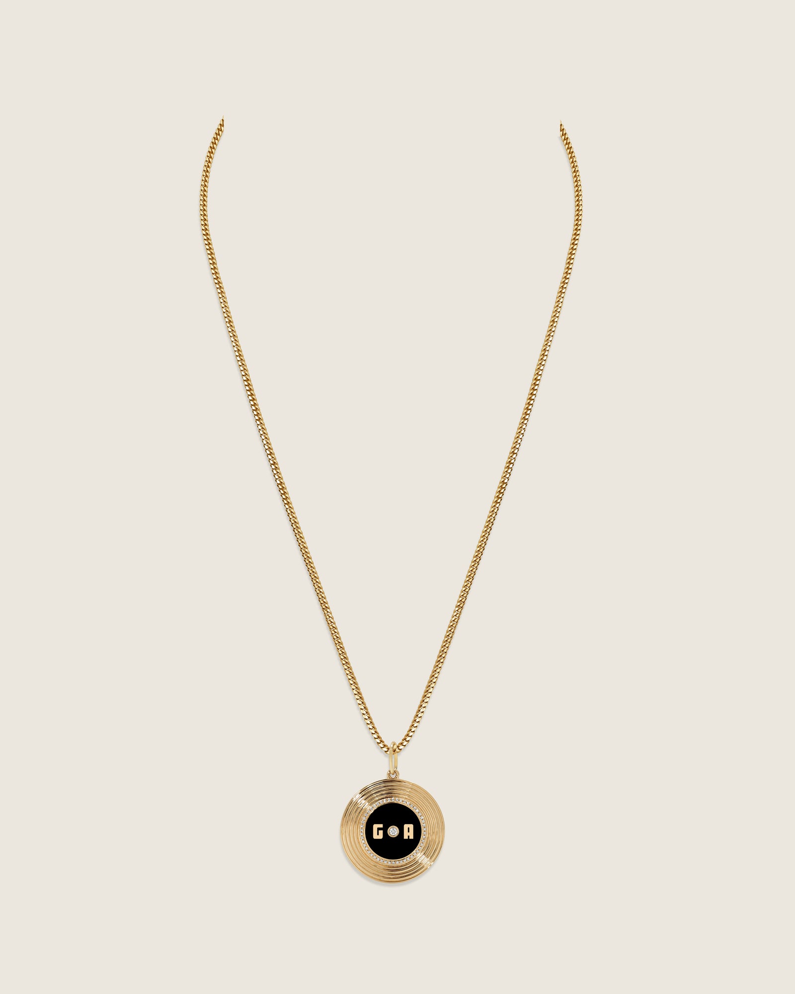 Bespoke Gold Album Pendant