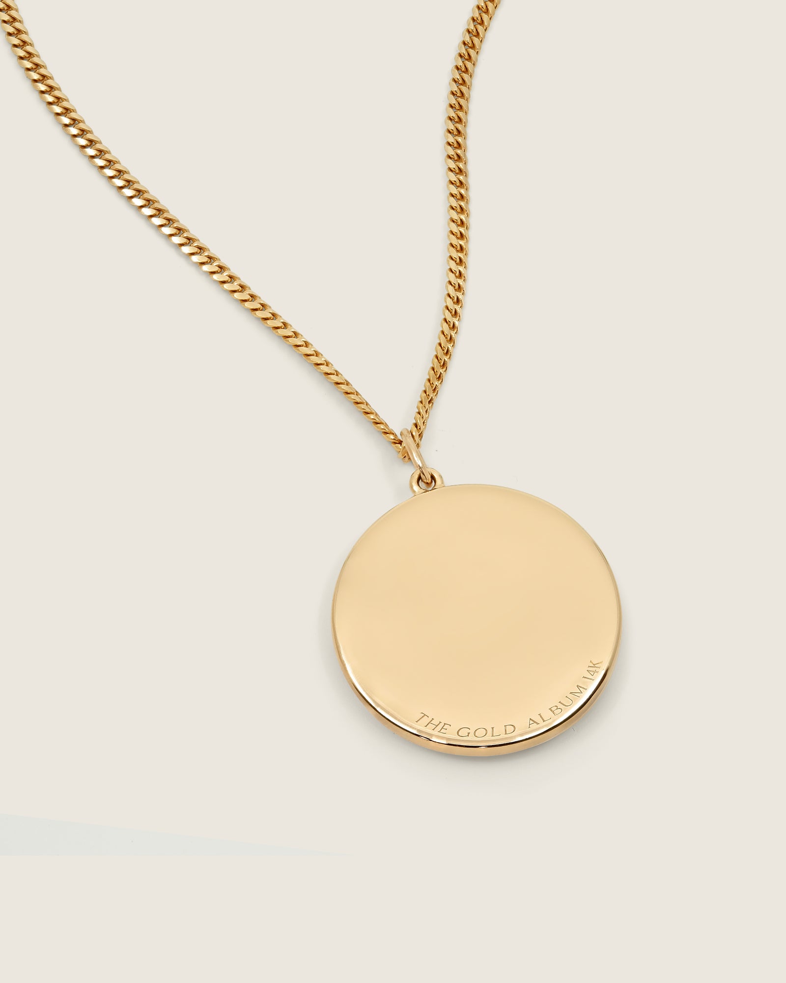 Gold Album Pendant