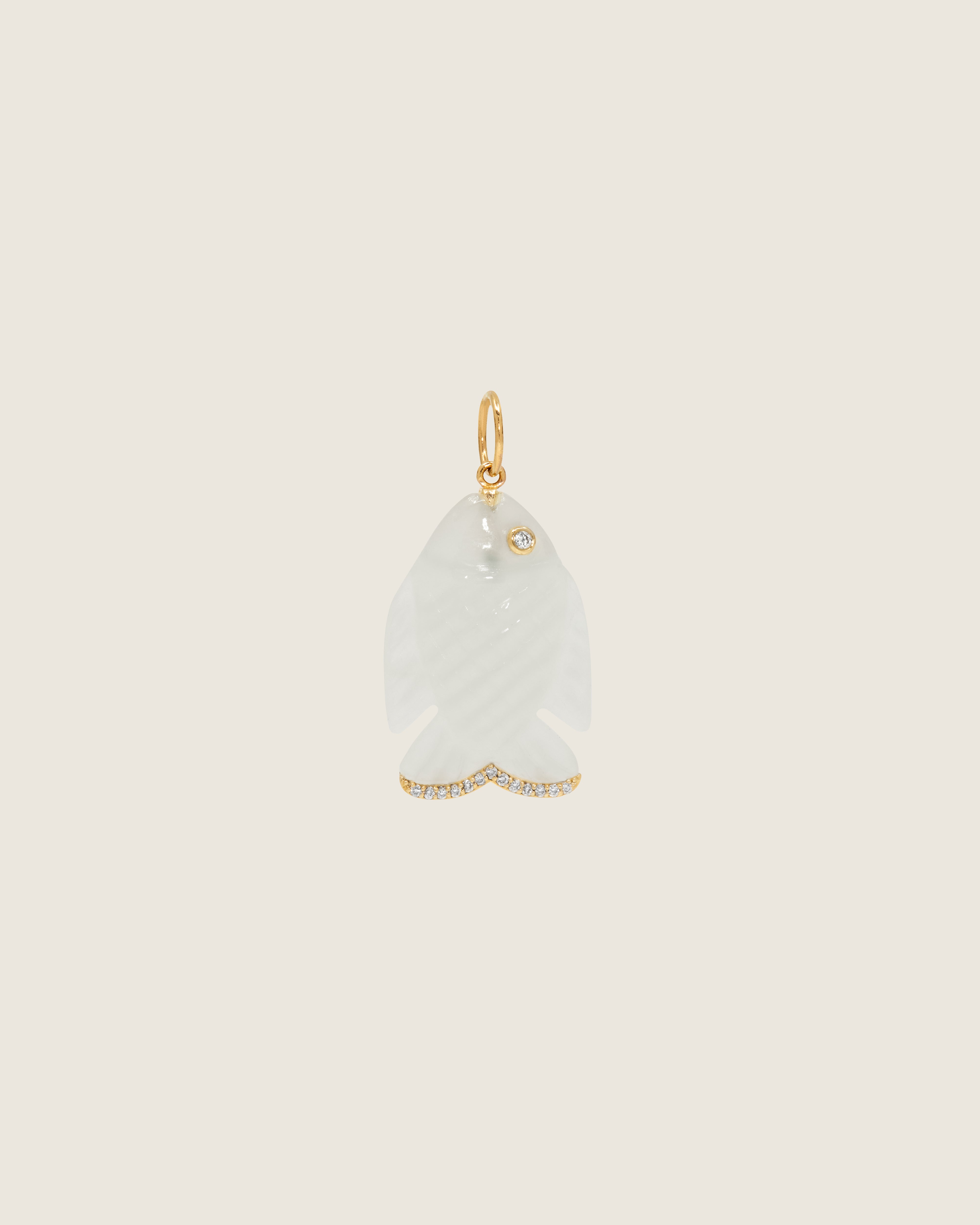 Gone Fishing Pendant (Moonstone)