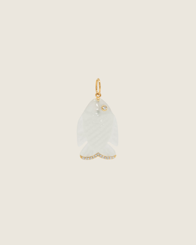Gone Fishing Pendant (Moonstone)