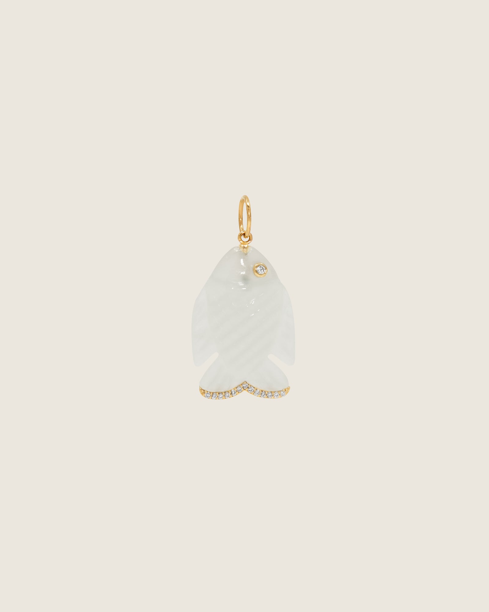 Gone Fishing Pendant (Moonstone)