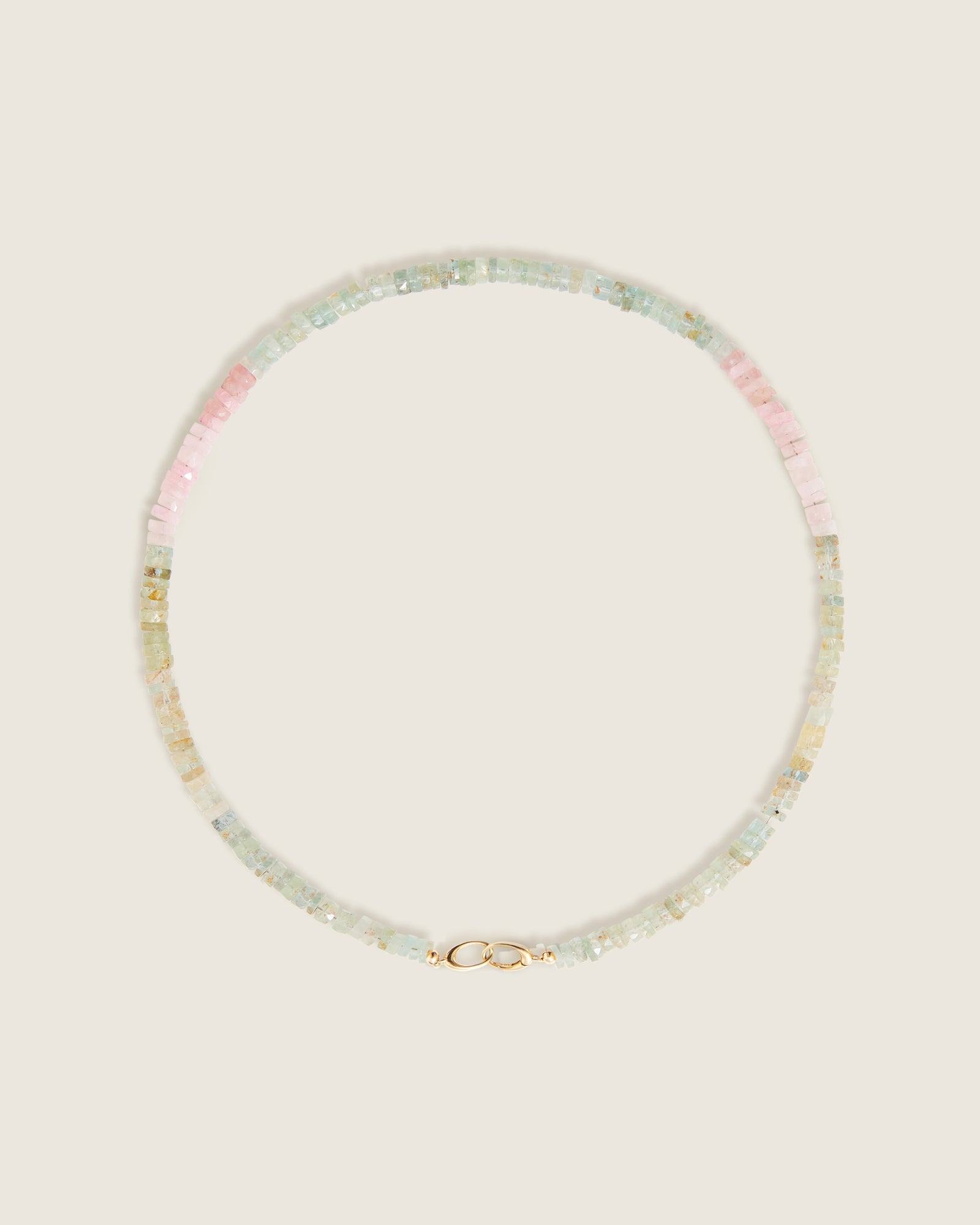 Aquamarine Bead Necklace