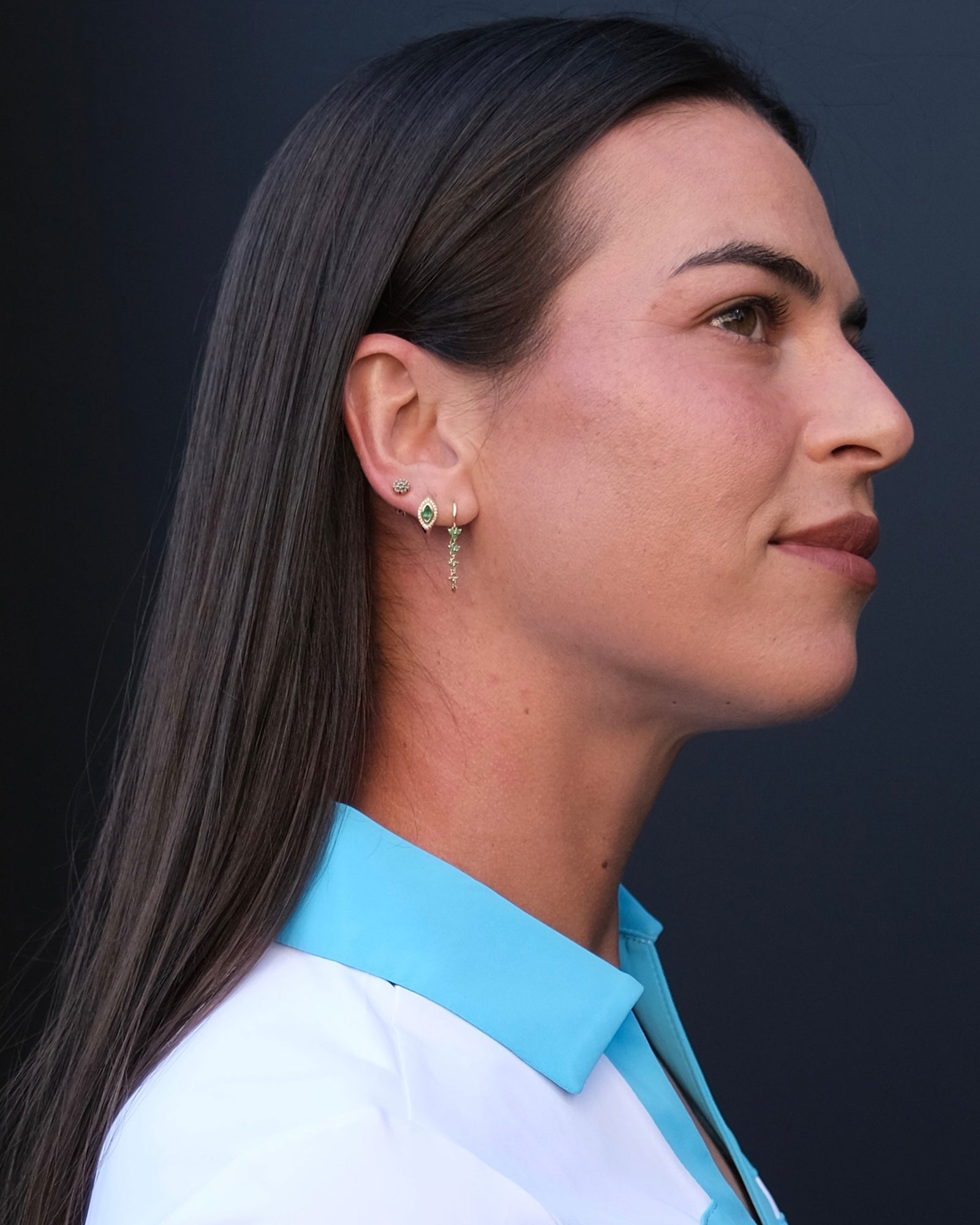 Emerald Ajla Earring