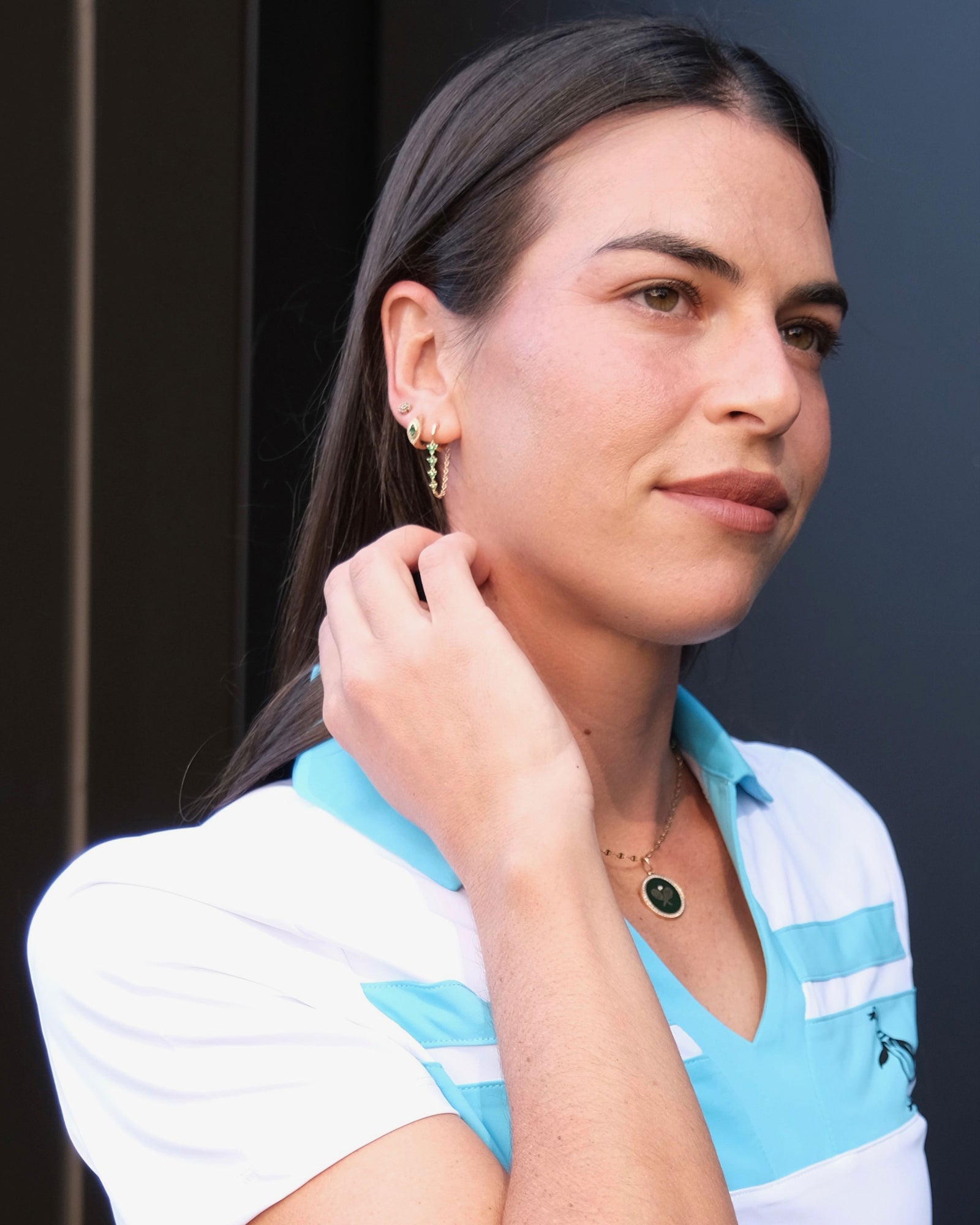 Emerald Ajla Earring