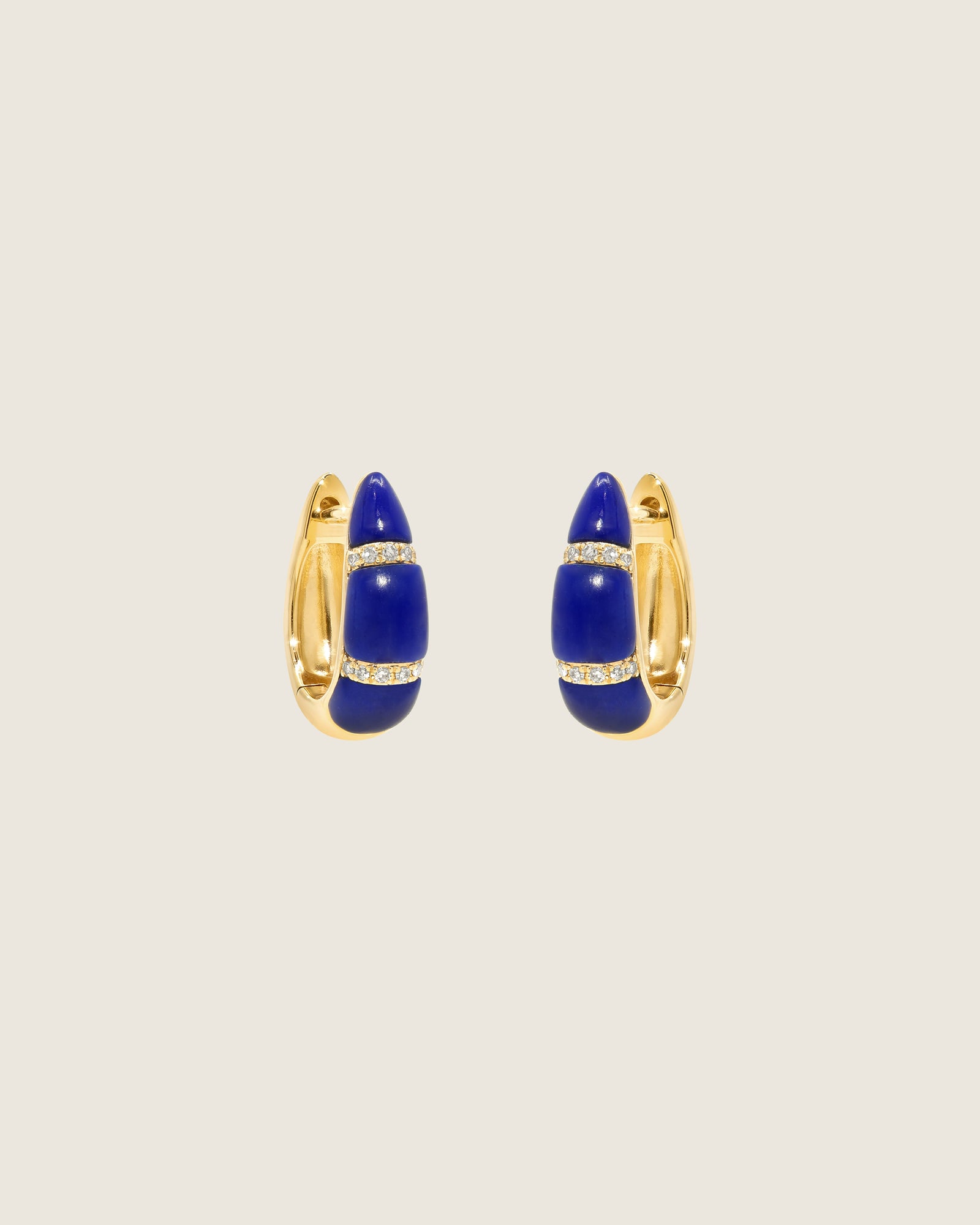 Lapis Taper Earrings