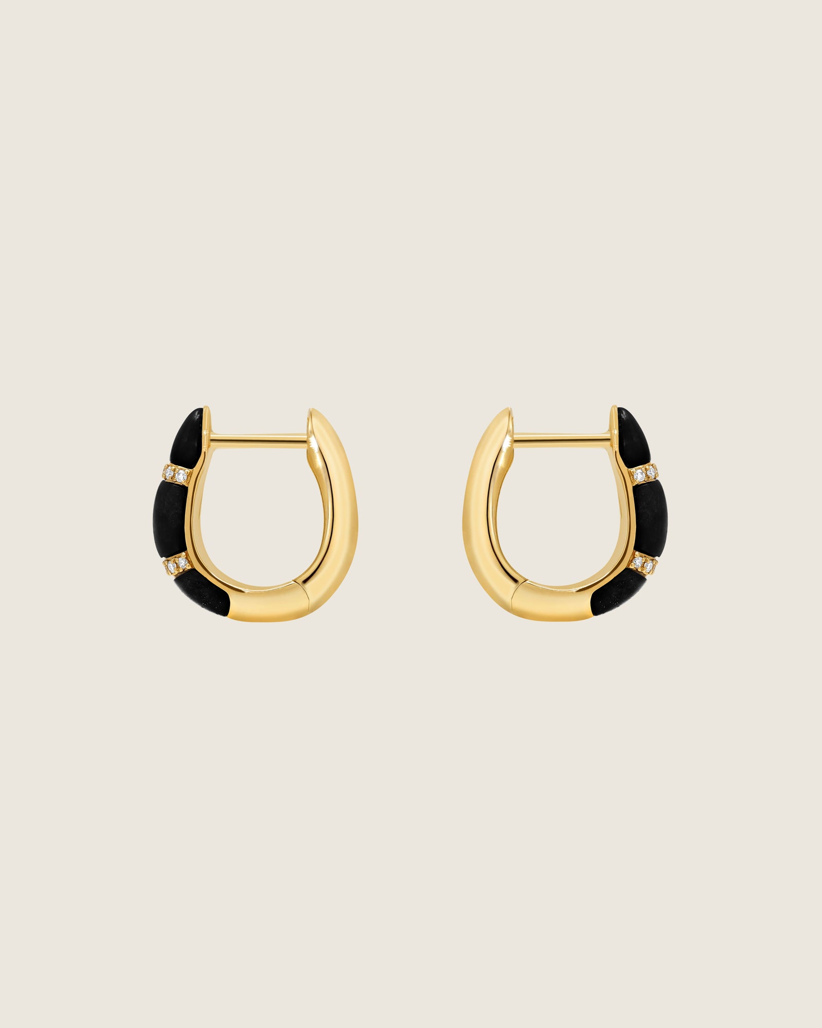 Onyx Taper Earrings