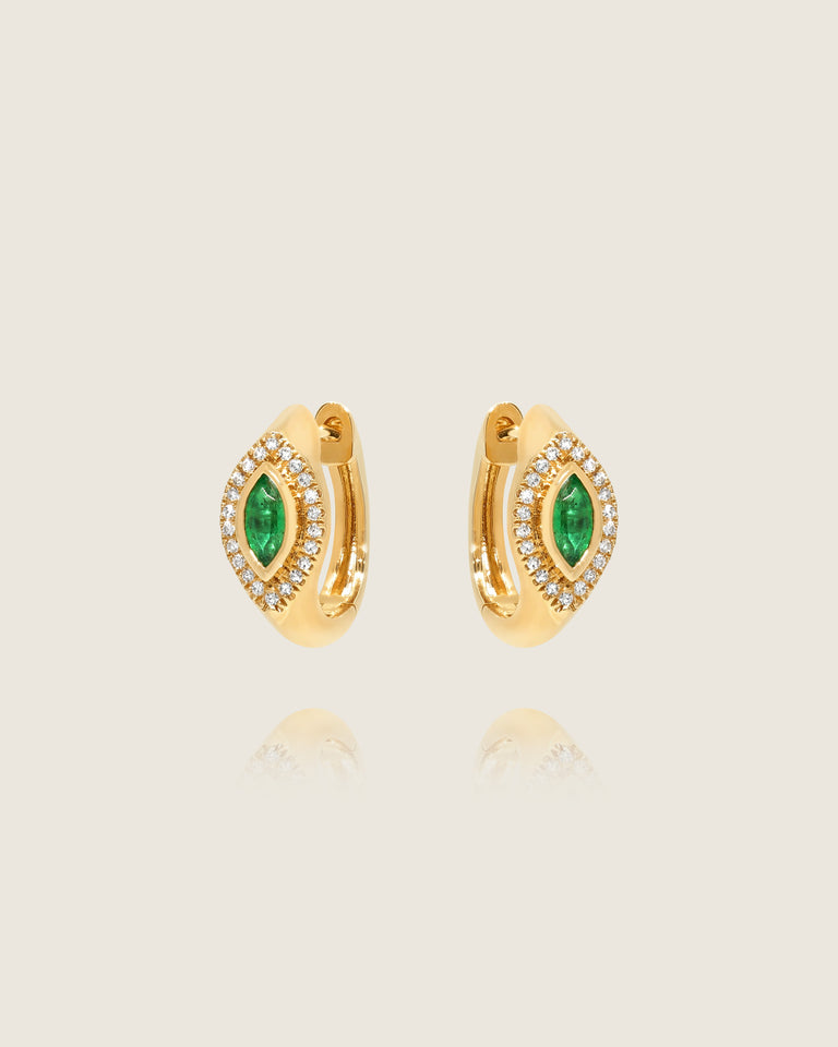 Emerald Ajla Earring