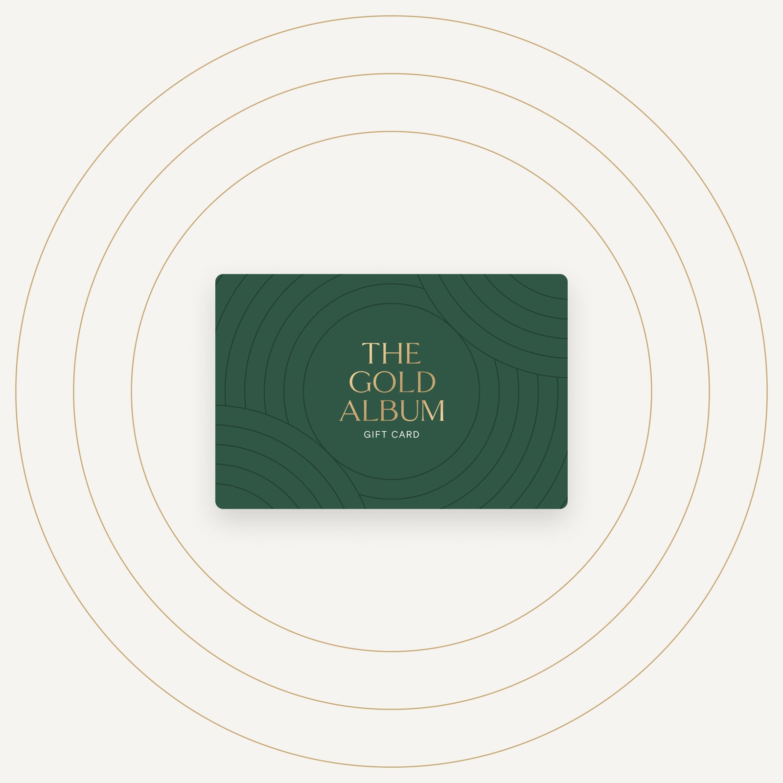 The Gold Album Gift Card