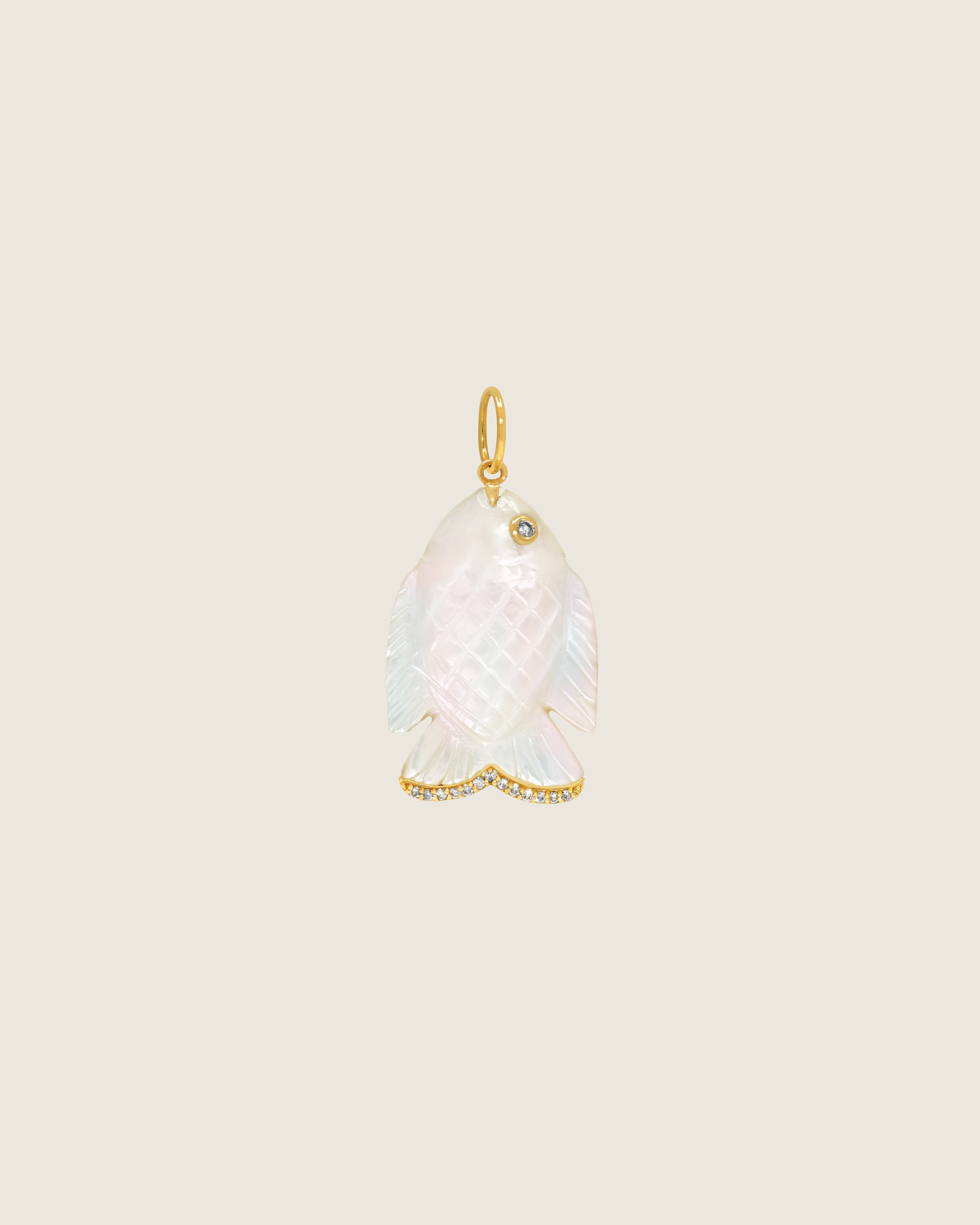 Gone Fishing Pendant (Mother of Pearl)