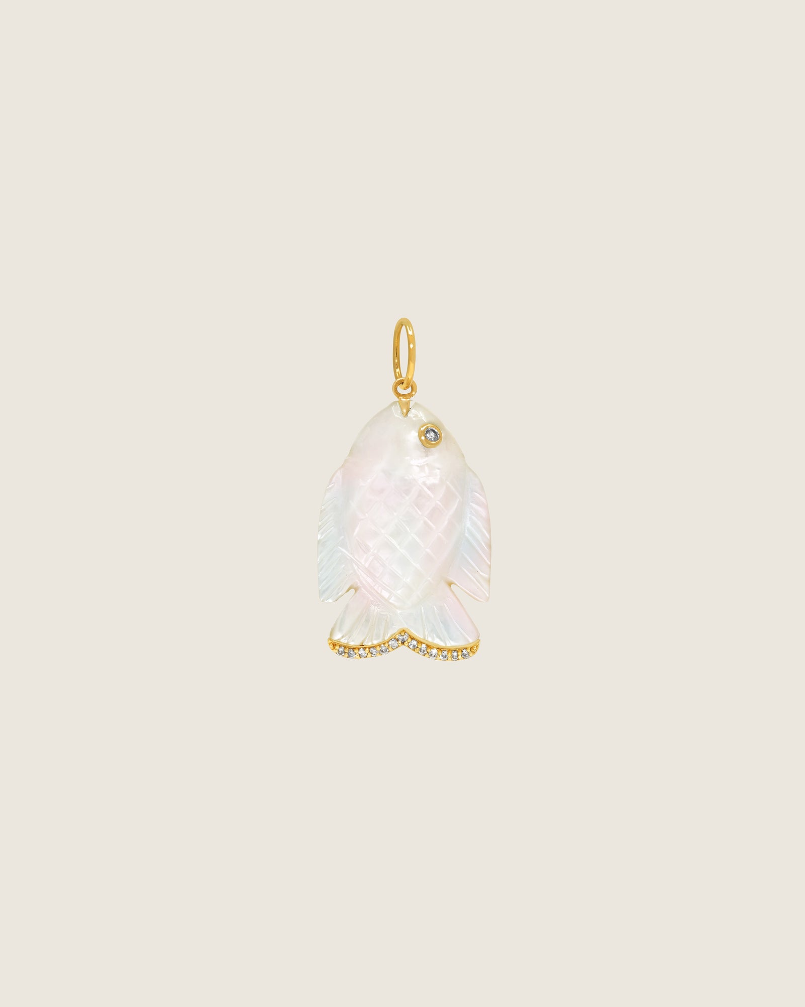 Gone Fishing Pendant (Mother of Pearl)