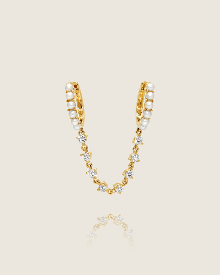 Pearl Interlude Earring