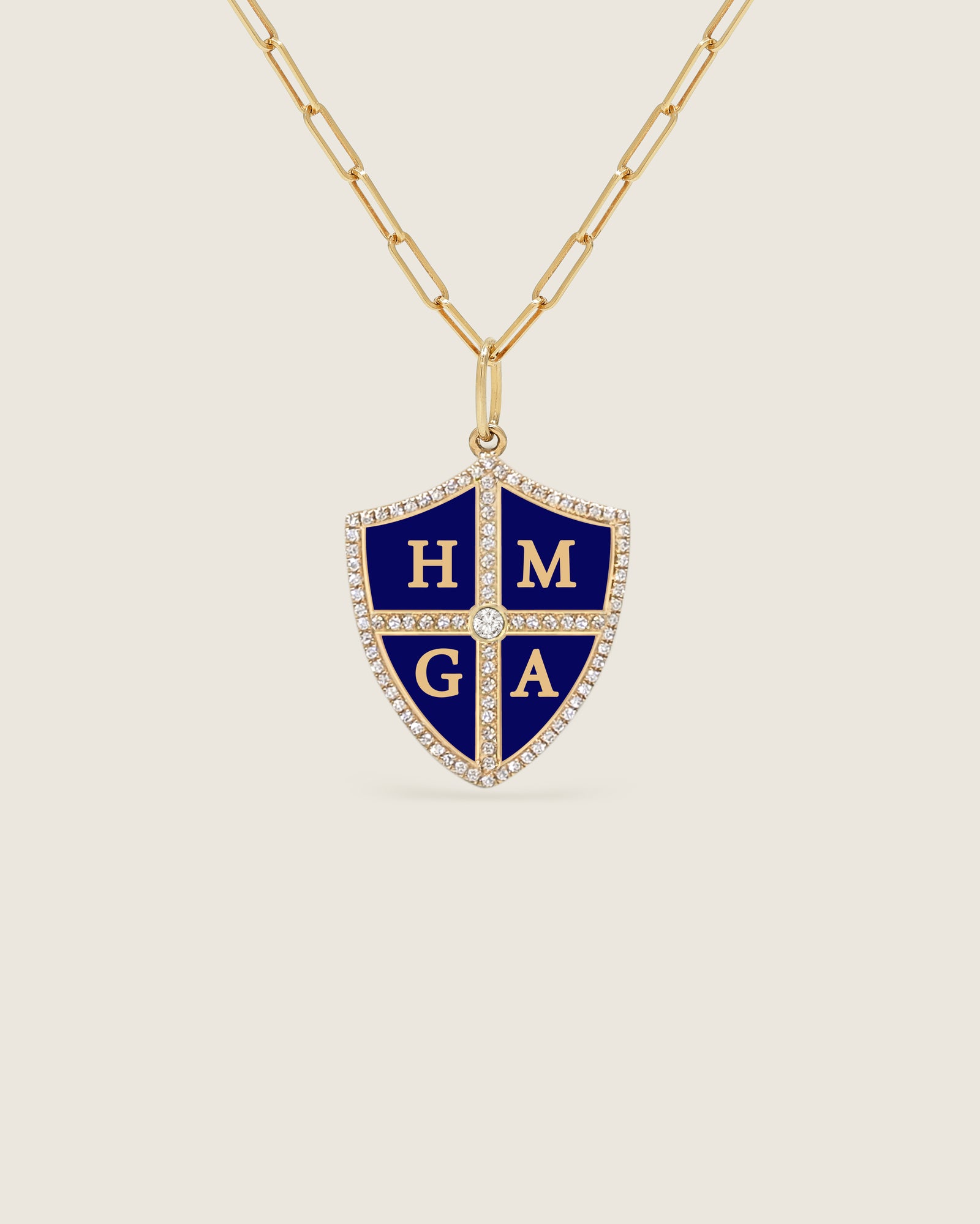 Bespoke Shield Pendant (Quadrant)