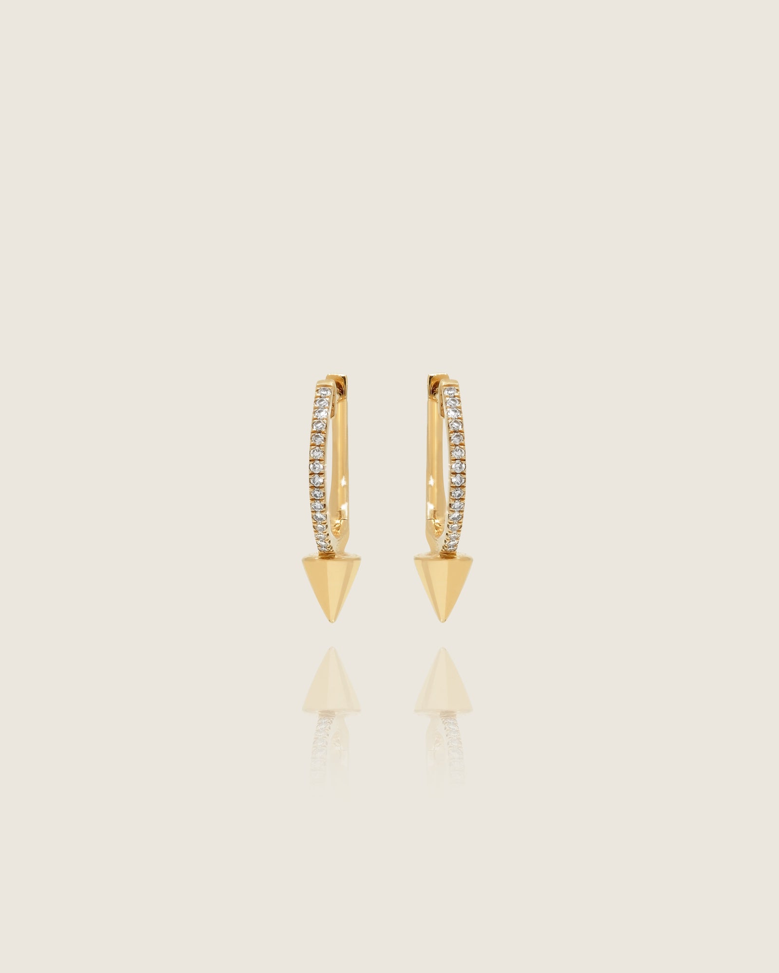 Diamond Spike Hoops