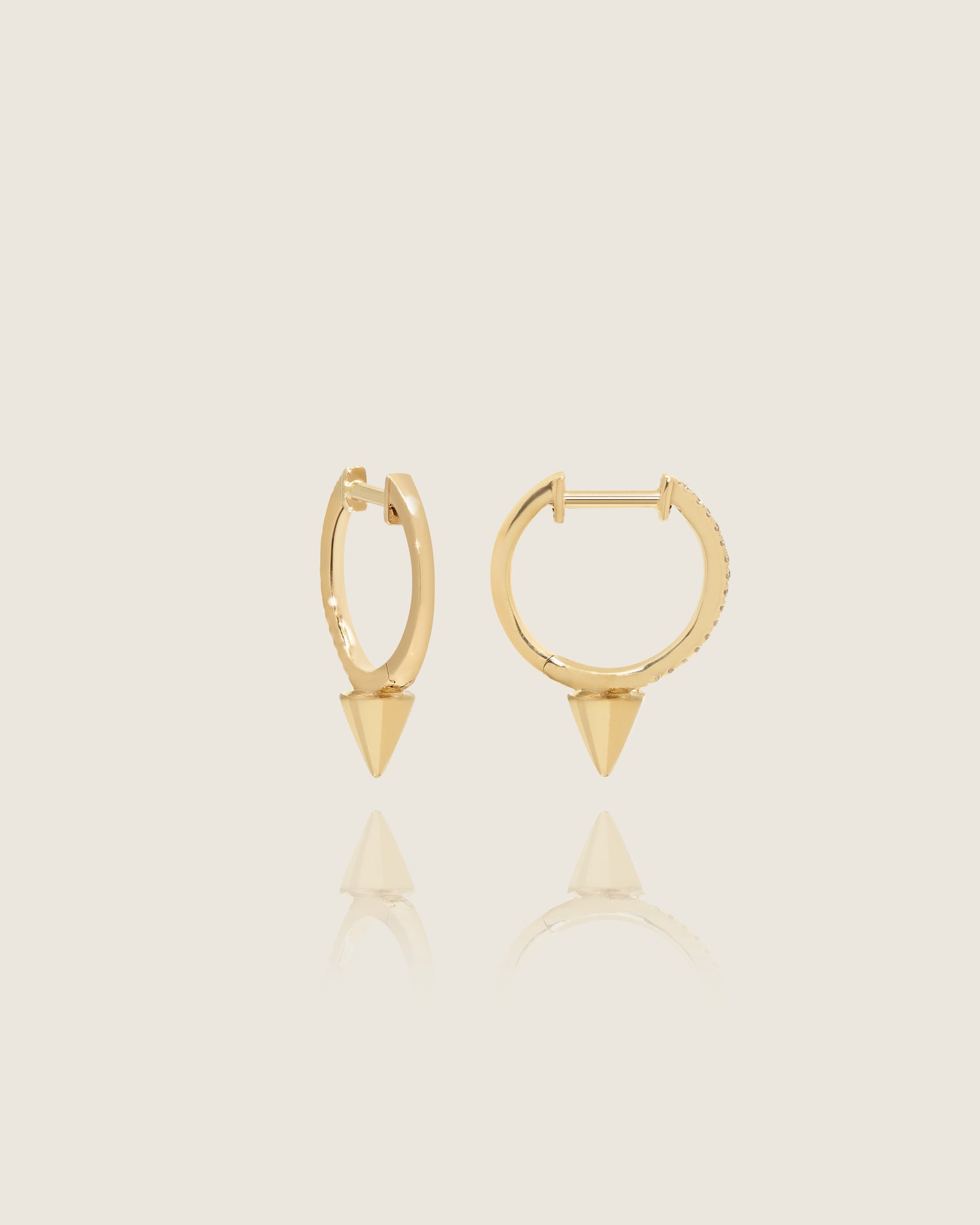 Diamond Spike Hoops