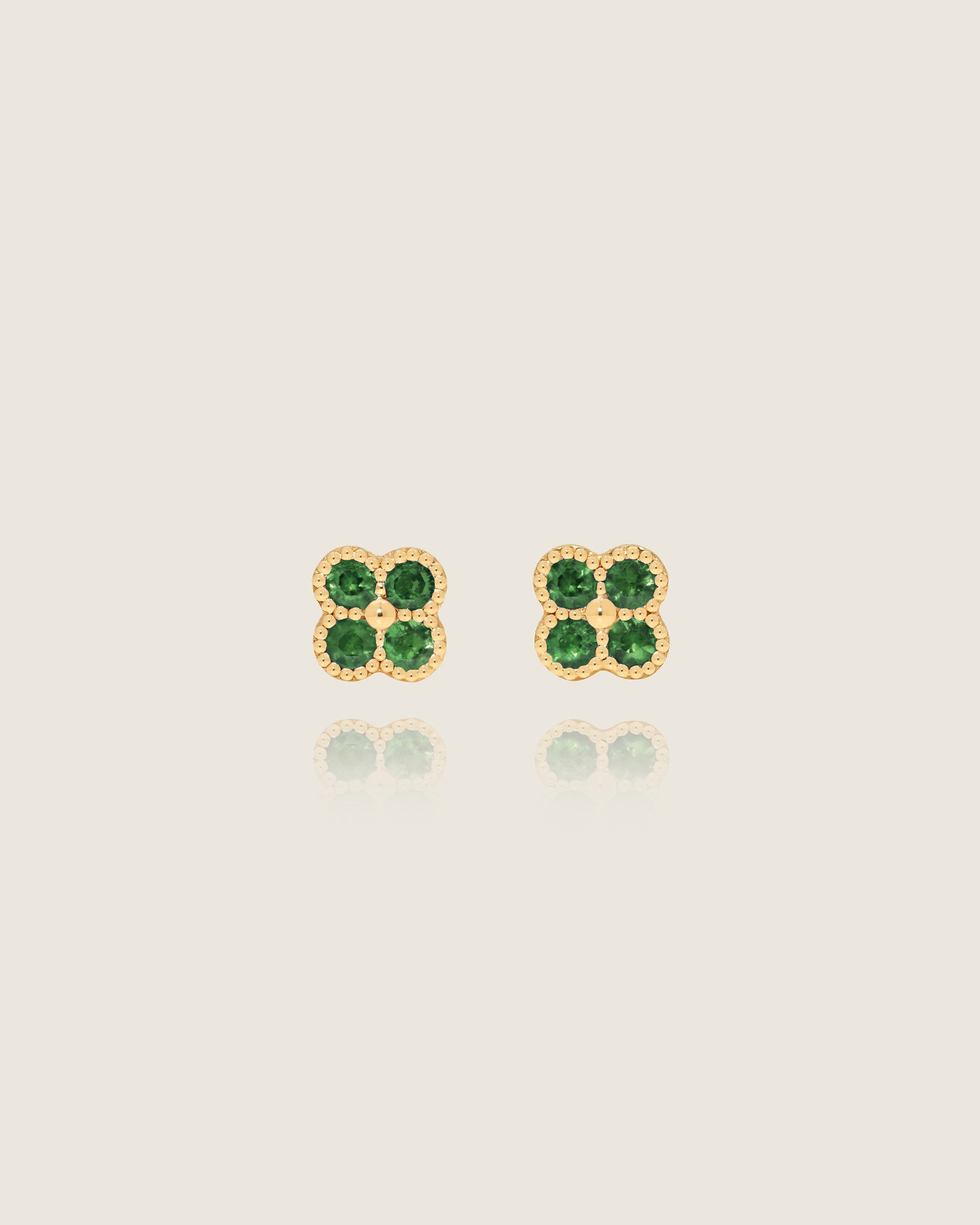 Four-leaf Clover Studs