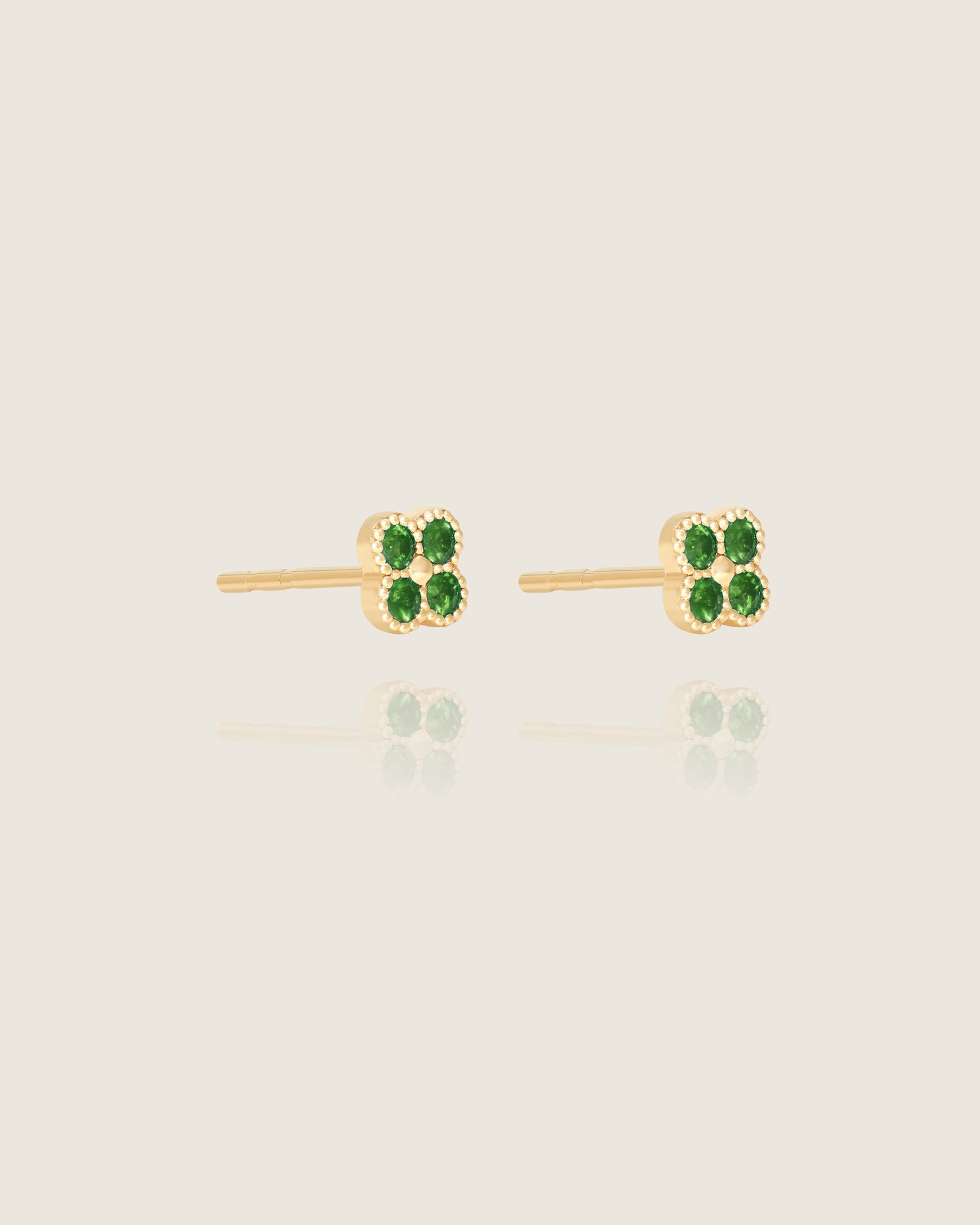 Four-leaf Clover Studs